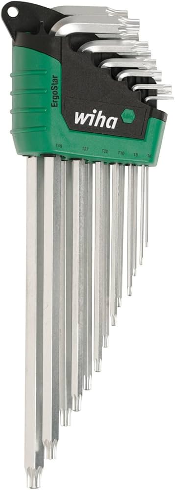 Wiha 36693 13 Piece ErgoStar Special Finish Torx L-Key Set